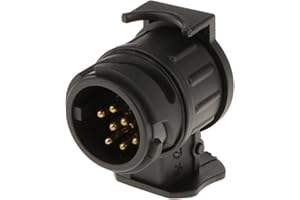 MAGIDEAL CABLEPELADO Adaptador de Enchufe de Remolque de 13 a 7 Pines,Convertidor de Conector de Remolque de 13 a 7 Pines,Conector de Remolque,Adaptador de Luces de Remolque,13 a 7 Pines,Impermeable