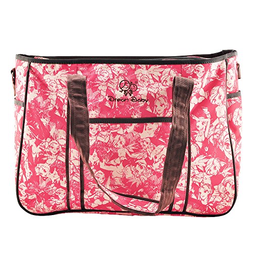 Denshine Mummy Handbag Baby Diaper Nappy Changing Bag Fabric, Waterproof PVC lining (red)