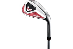 MacGregor V-MAX Lightweight Wedge Golf Club, 52, 56 & 60 Degree, Black or Chrome, Mens Right Hand