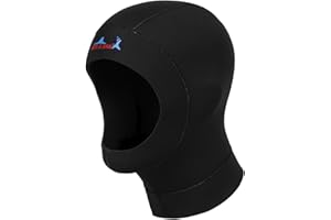 ANTCHER Dive Hood 3mm Neoprene Warm Wetsuit Cap Hood Hat for Underwater Scuba Diving Snorkeling Surfing Winter Swimming Spearfishing
