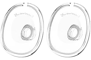 COOLLE Breast Pump Replacement Parts Flange Shield 24 mm Accessories Parts Portable Compatible with Lansinoh NCVI Nuliie Nicegreen Life S32, Pack of 2