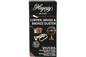 Hagerty Copper, mässing & brons Duster I polerduk för koppar brons och mässing, antioxidationsskydd, 36 x 55 cm, 42 g
