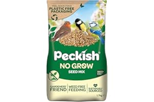 Peckish 60051272 No Grow Seed Mix for Wild Birds, 1.7 kg,package may vary