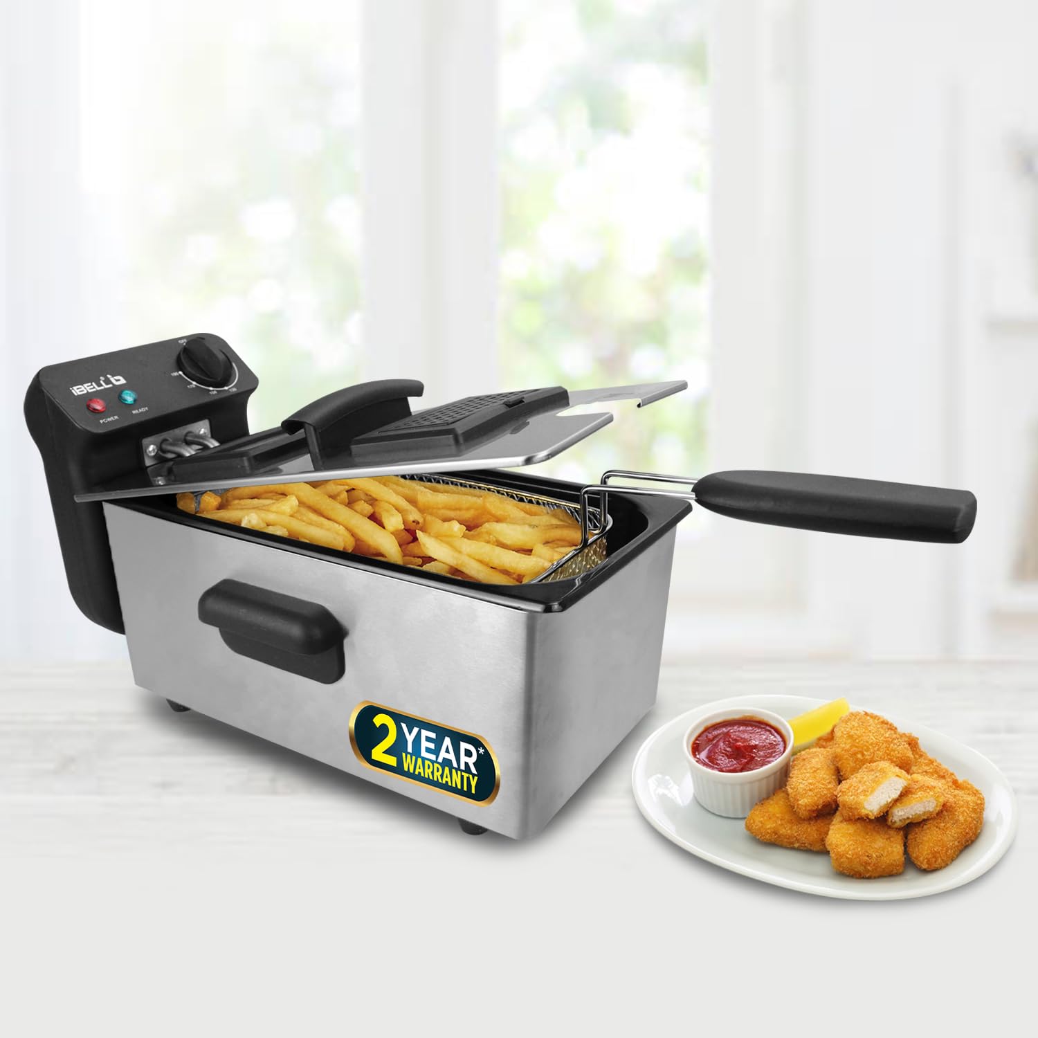 iBELL DF310M Electric Deep Fryer Review 3L 2000W with Temperature Control