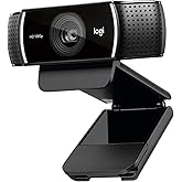 Logitech C922 PRO HD Web Kamerası, 1080p/30 FPS &Ccedil;&ouml;z&uuml;n&uuml;rl&uuml;k, RightLight 2 ile Otomatik Işık D&uuml;zeltme, &Ccedil;ift G&uuml;r&uuml;lt&uuml; &Ouml;nleyici Mi