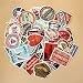 Produktbild Inveroo 55pcs/Lot Gemischt Retro Reise Aufkleber Rimowa Koffer Trolley Aufkleber Hotel Laptop Aufkleber Wasserdicht Doodle Aufkleber