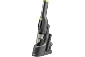 Daewoo Handheld Vacuum Compact Lyte, Cordless, 25 Min Run Time, 120ml Dust Capacity, Storage Base, 2 Speed Settings, Upholstery Brush, Cervical Tool, Washable HEPA Filter, LED Power Indicator