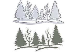 jiashemeng Noël Maison Boîte Noël Père Noël Matrices De Découpe, Bricolage Scrapbooking Album Photo Papier Cartes Faisant Pochoir Moule, Cadeau De Noël-Argent Sapin de Noël