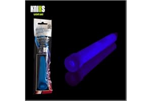 KNIXS - 1x Power Knicklicht, seit 15 Jahren in Profiqualität, Glowstick einzeln verpackt - 150 x 15 mm - Leuchtstab - 7 einfarbig Leuchtend - für Party, Festival, Karneval, Outdoor oder Notlicht