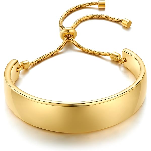 LILIE&WHITE Bracciale Donna con Cristalli e Catena Dorata Regolabile, Design Elegante e Ipoallergenico, Accessorio Non Sbiadente, Regalo