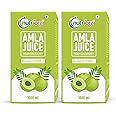 Nutriorg Amla Juice 1L (Pack of 2) | Organic Amla Juice for Hair & Skin | Rich in Vitamin C | Cold-Pressed Indian Gooseberry Juice | Detox, Weight Loss & Immunity Boosting | No Added Sugar | Pure & Natural
