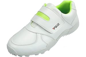 PGM Zapatos de Golf para niños al Aire Libre Impermeable y Transpirable Antideslizante Zapatos de Golf Zapatillas para Correr Zapatillas para niños niñas niños niños