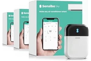 Sensibo Sky 3 Pack, Smart Home Air Conditioner System - Quick & Easy Installation. Maintains Comfort with Energy Efficient App - Automatic On/Off. Wifi, Google, Alexa and Siri.