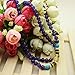 6mm Amethyst Color Malay Jade Round Beads Fashion Jewelry Beaded Necklace