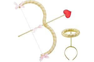 Cupid pilbåge Set One Size Röda pilar Alla hjärtans dag Cupid Dräkt Accessoarer Bröllop Födelsedag Cosplay Finklänning Fotore