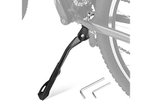 YARVPUV Caballete Ajustable para Bicicleta,24-29 Pulgadas Caballete Bicicleta, Aluminio Soporte Ajustable del Retroceso, con pie Goma Antideslizante,Soporte para Bicicletas de 24-28 Pulgadas, BMX, 700c, MTB