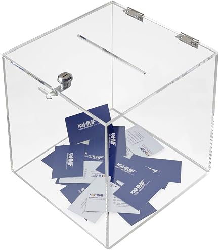 Scatola Della Lotteria Trasparente 25cm, Scatola Per Lotterie Tombola