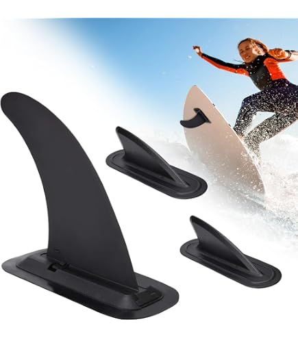 Aileron De Surf OUKENS – Remplacement Universel Pour Planche Gonflable, Longboard, SUP – Base Américaine, Réglable Et Stable