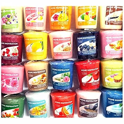 Yankee Candle 12 x Home Inspiration officiel Yankee Candle Bougies Votives Bougies Rare assorties Parfums