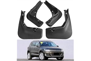 NUSHKE 4 Pcs Car Mud Flaps Splash Guards For Tiguan Mk1 2005-2016 Mk2 5n 2017 2018 2019 2020, Front Rear Mudflaps Splash Flap Mudguards Wheel Protection Accessories,for Mk1/2005-2016