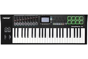 Nektar Panorama T4 - Controlador de teclado MIDI USB de 49 teclas