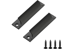 WUPENGZON 2 Stück Balkontürgriff Außen Metall, Aluminiumlegierungsgriff Mit Schrauben,Schiebetürgriff,Terrassentürgriff,Schrankschubladengriff,Küchentürgriffe für Fenster,Balkontüren, Schiebetüren, Schubladen