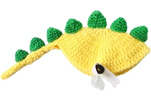 Sköldpadda kläder – justerbara dinosauriekläder, liten reptil outfit, mjuk stickad struktur