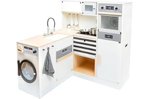 11464 Cocina infantil modular XL, small foot, de madera, cocina multifuncional, juego de rol, sistema modular , color/modelo surtido
