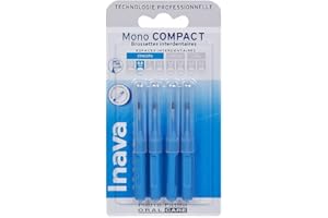 Inava Mono Compact 4 Brossettes Interdentaires - ISO1 0,8 mm
