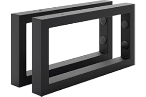 ‎HOLZBRINK HOLZBRINK Regalhalterung Schwarz Metall 30x15 cm HLA-A (2 St.) | Waschtischhalterung, Wandkonsole für Küchenregal, Schwerlastkonsole für TV-Regal