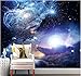 Produktbild Kuamai Benutzerdefinierte Tapeten Universum Star Der Wohnzimmer Wand Ktv Bar Esszimmer Decke Wand Wasserdicht Stoff De Parede Papel-400X280Cm