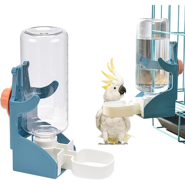 Vogeltränke 300 Ml – Automatischer Wasserspender Für Sittiche, Papageien, Wellensittiche & Kanarienvögel