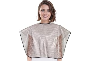 COYUN 1 Pcs Capas para Peluqueria, Capas para Peluqueria Cortas, Capa Peluqueria, Chal para Corte de Pelo, Impermeable Capa de Barbero Profesional para Barberías, Familia y Salones