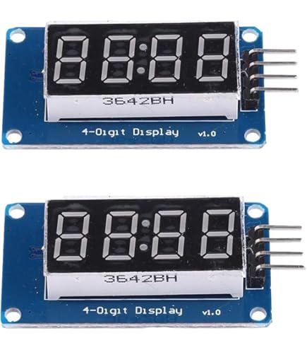 Display LED TM1637 | Modulo Digitale 4 Bit 0.36" Rosso Per Arduino - Foto 4