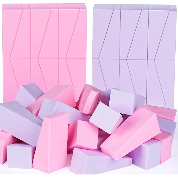 ForPro Beauty Wedges – 100 Stück Latexfreie Make-up-Schwämme, 5,1 Cm – Zum Auftragen & Verblenden Von Puder & Flüssigmake-up