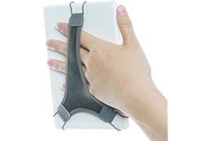 TFY Supporto per cinghia da mano con morbida PU, compatibile con E-reader Kindle - Kindle e-Reader 6" / Kindle Paperwhite/Kindle Voyage/Kindle Oasis/Nook GlowLight Plus (grigio)