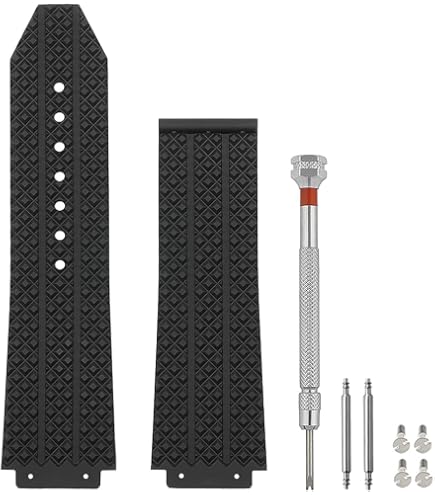 2 Replacement Screws For Hublot Big Bang Watch | Stainless Steel Band Strap Screws, Size 6.50mm, Silver