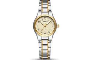 LN LENQIN Ladies Watches Stainless Steel Watches for Women Waterproof Women's Wrist Watches Classic Analog Quartz Womens Watch