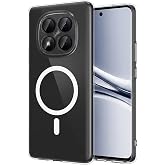 Microsonic Xiaomi Redmi Note 15 Pro Plus i&ccedil;in Kılıf MagSafe Clear Sararmaz Şeffaf [Redmi Note 15 Pro Plus 5G ile Uyumlu Kılıf