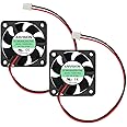 ANVISION 2-Pack 40mm x 10mm 4010 Dual Ball Bearing DC 12V Brushless Cooling Fan, YDM4010B12