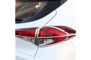 KADORE For Hyundai Tucson 2016 2017 2018 ABS Chrome Car Rear Tail Light Lamp Cover Trim Bezel 4PCS/SET
