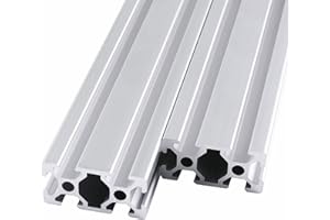 ONLISUM 2PCS 2040 T Type Aluminum Profile 600mm European Standard Anodized Linear Rail Aluminum Extrusion Frame for DIY 3D Printer and CNC Machine