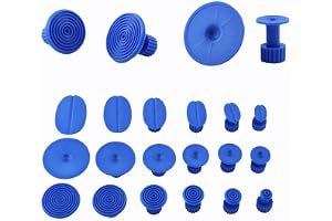 18 st Paintless Dent Repair Tool Kit, Keenso Car Dent Repair Tools Puller Tabs for Vehicle SUV Car Auto Body Hail Damage Remo