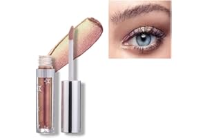 Allbesta Langlebig Glänzend Glitter Shimmer Flüssiger Lidschatten Stift Wasserfest Metallic Pigmente Make-up