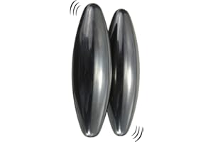 D.A.Y. REPUBLIC 2 Large Powerful Rattle Magnets Spinning Buzzing Snake Eggs, Hematite Zingers, Educational Science Toy, Great Stress Relief for Autism, ADD, ADHD & OCD, Fidget Toy, Can be Used as Fridge Magnets
