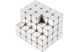 Aenienoe 68 Stück Magnete 5x5x5mm Kleine Neodym Magnete Extra Stark für Magnettafeln Kühlschränkmagnet Whiteboardmagnet Bastelarbeiten Mini Magneten
