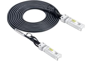 ‎10GTEK 10Gtek SFP+ DAC Twinax Kabel 1-Meter(3.3ft), 10G SFP+ to SFP+ Direct Attach Copper Passive Cable für Cisco SFP-H10GB-CU1M, Ubiquiti UniFi, TP-Link, Netgear, D-Link, Zyxel,Mikrotik and More