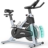 DMASUN Cyclette Professionale Con Resistenza 0-100% E Supporto Tablet – Bici Spinning Silenziosa Per Casa, Portata 160 Kg - 4