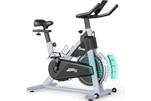 PASYOU S30 Exercise Bike, Magnetic Resistance Stationary Bike, 300LBS Weight Capacity Indoor Cycling Bike for Home, Silent Exercise Bikes for Home,Fitness Cycle Spin Bike with LCD Monitor&iPad Holder