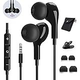 Auricolari con Filo per Samsung, 3.5mm In-Ear Cuffie Magnetici Sport, Hi-Fi Stereo con Cancellazione del Rumore Auricolari, p